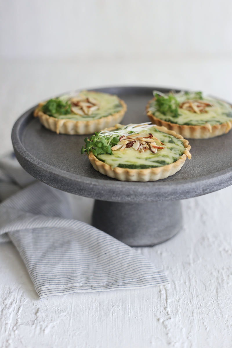 Spinach and Cheese Quiche (2 pc)