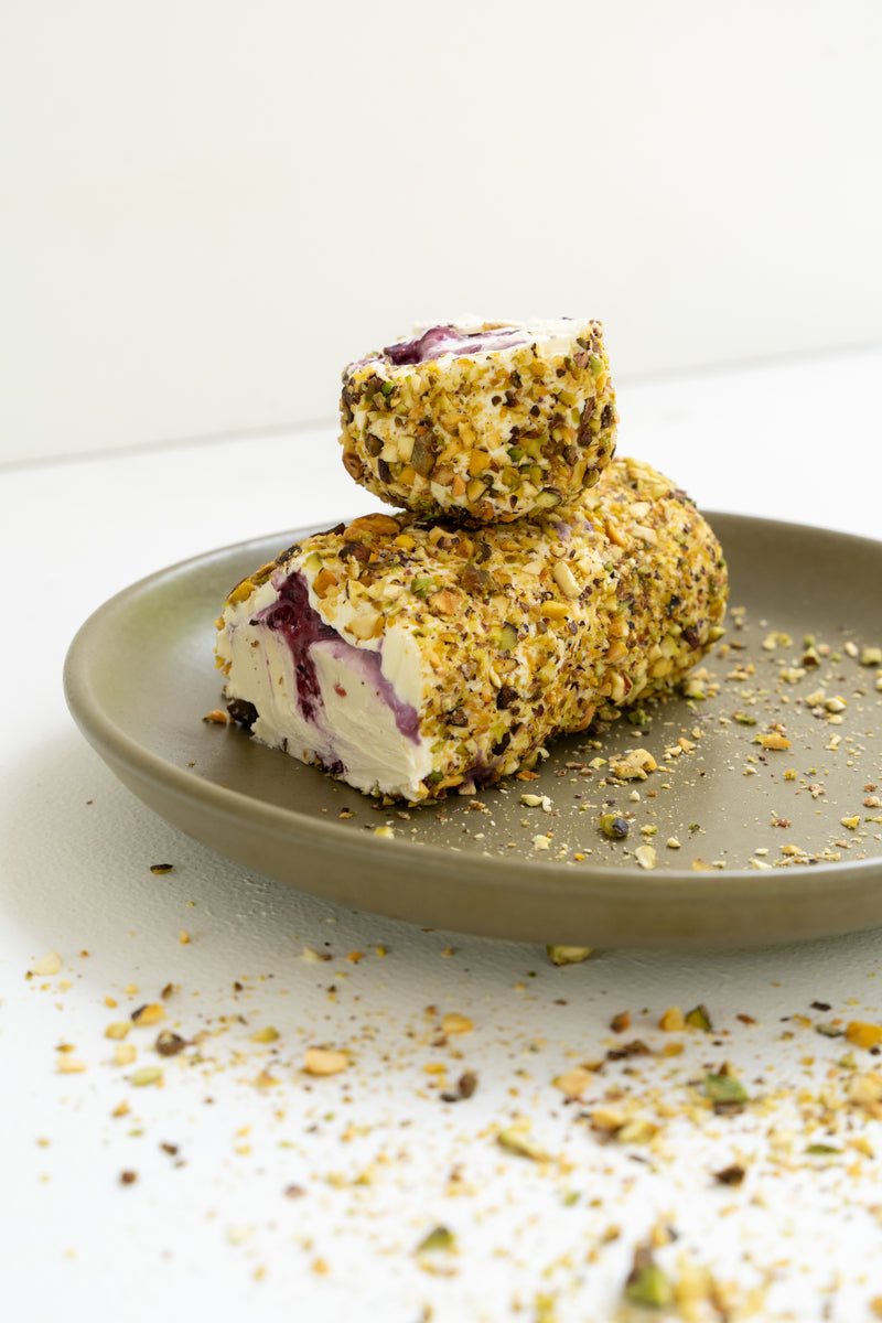 Pistachio Blueberry Cheese Log