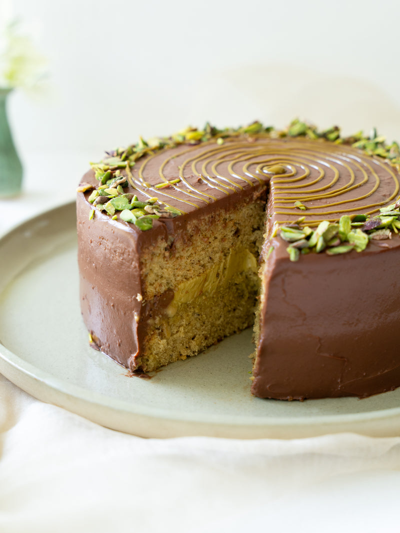 Pistachio Chocolate Cake