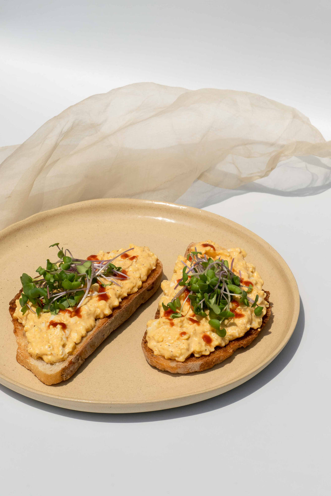 Open Egg Toast – Sea Salt Cafe