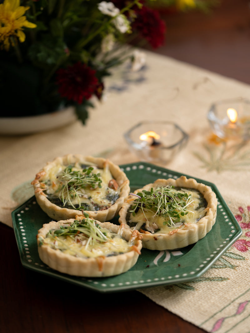 Spinach and Cheese Quiche (2 pc)