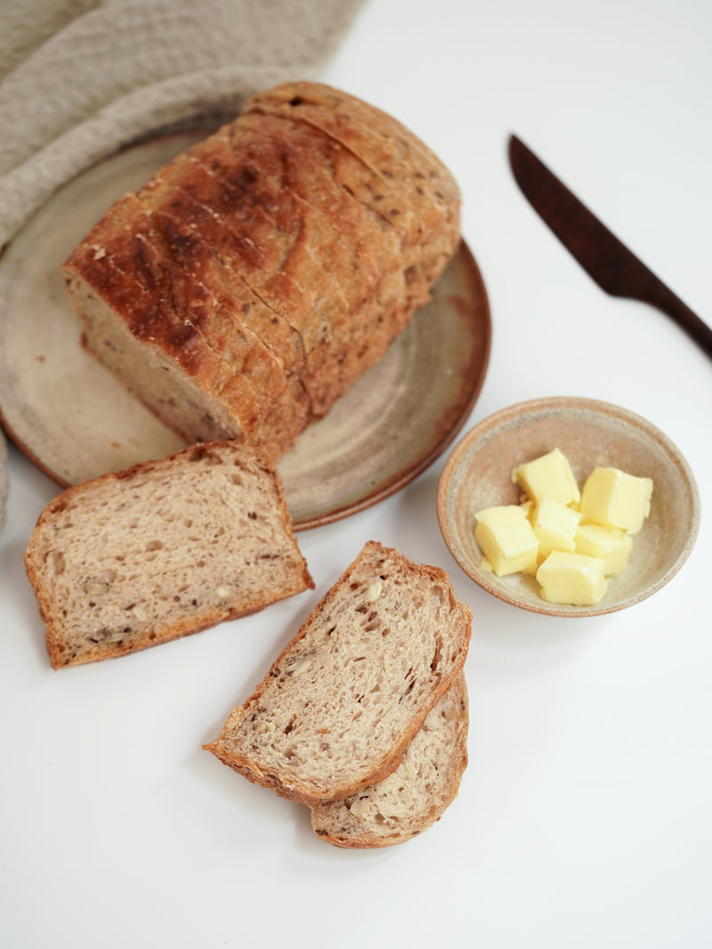 Seeded Sourdough Bread Loaf
